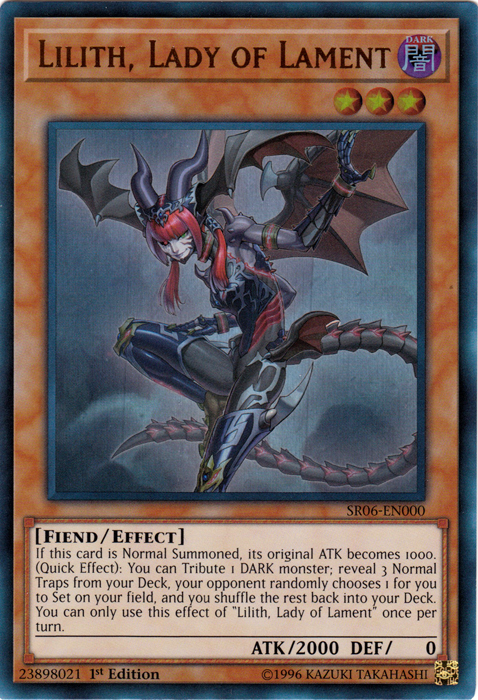 Lilith, Lady of Lament [SR06-EN000] Ultra Rare | Total Play