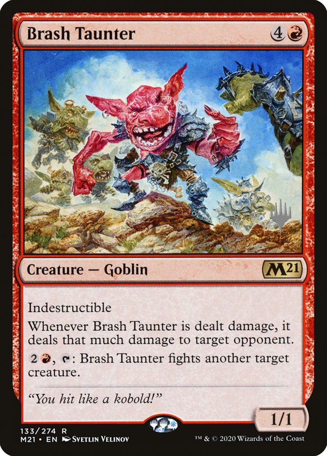 Brash Taunter (Promo Pack) [Core Set 2021 Promos] | Total Play