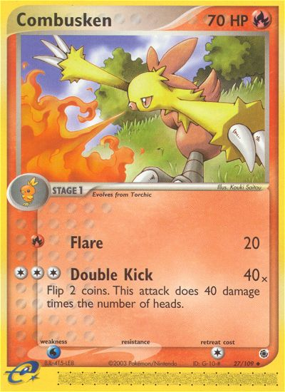Combusken (27/109) [EX: Ruby & Sapphire] | Total Play