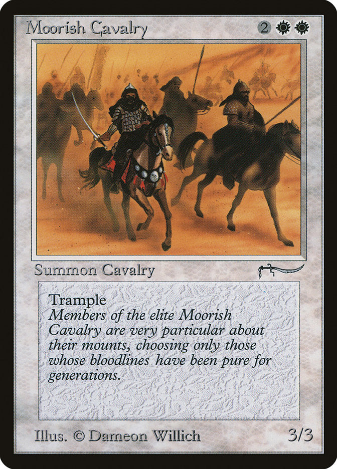 Moorish Cavalry (Dark Mana Cost) [Arabian Nights] | Total Play