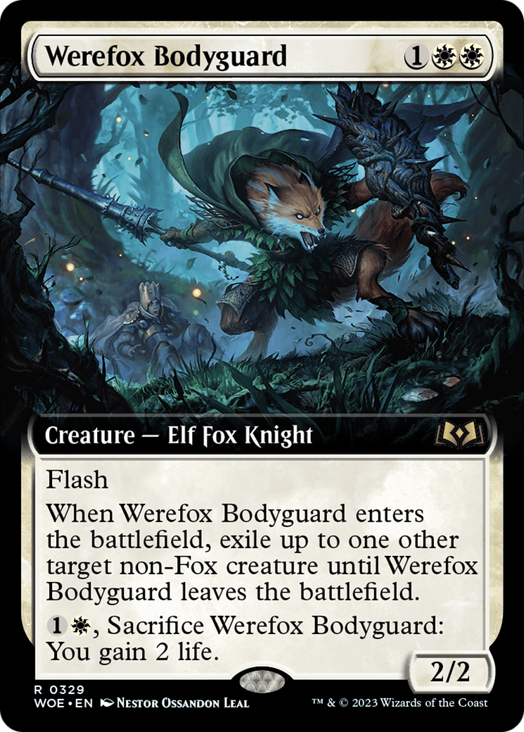 Werefox Bodyguard (Extended Art) [Wilds of Eldraine] | Total Play