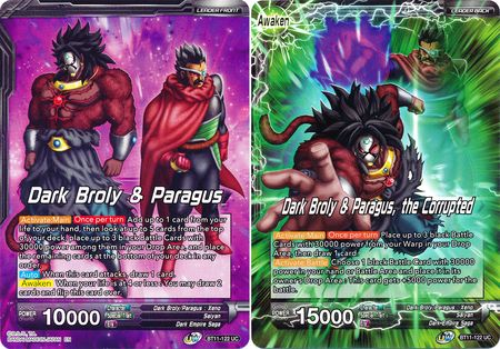 Dark Broly & Paragus // Dark Broly & Paragus, the Corrupted (BT11-122) [Vermilion Bloodline 2nd Edition] | Total Play