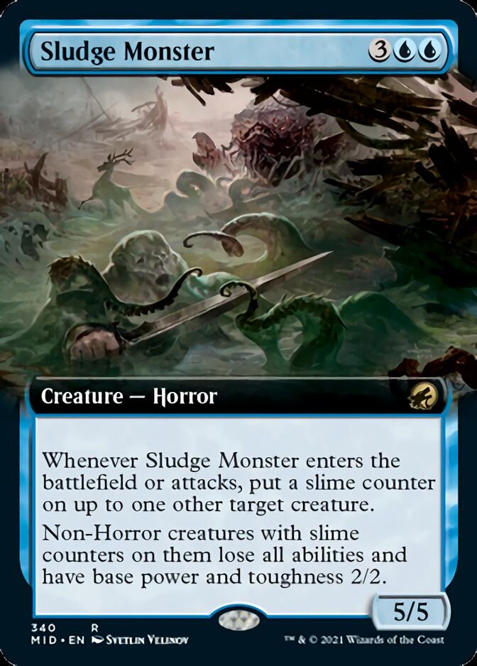 Sludge Monster (Extended Art) [Innistrad: Midnight Hunt] | Total Play