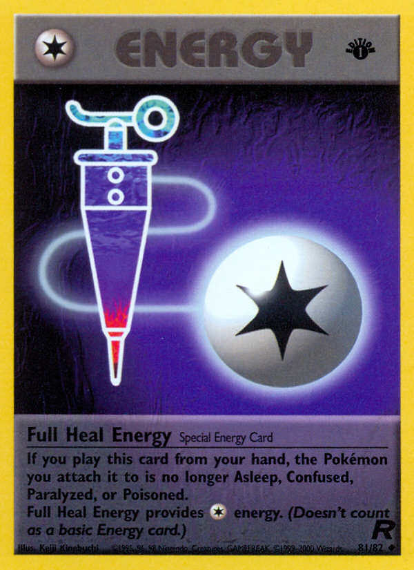 Full Heal Energy (81/82) [Team Rocket 1st Edition] | Total Play