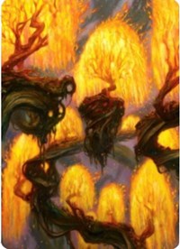 Grove of the Burnwillows Art Card [Zendikar Rising Art Series] | Total Play