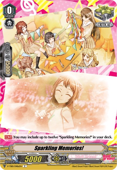 Sparkling Memories! (Poppin'Party) (Parallel Foil) (V-TB01/048aEN) [BanG Dream! FILM LIVE] | Total Play