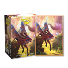 Dragon Shield: Standard 100ct Brushed Art Sleeves - The Fawnix | Total Play