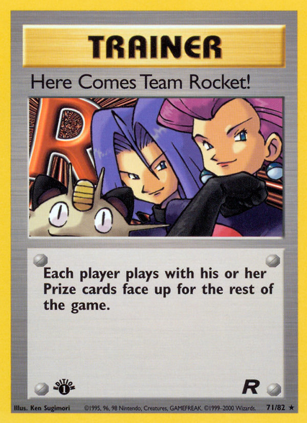 Here Comes Team Rocket! (71/82) [Team Rocket 1st Edition] | Total Play