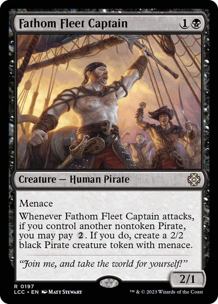 Fathom Fleet Captain [The Lost Caverns of Ixalan Commander] | Total Play