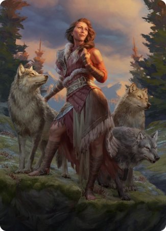 Arlinn, the Pack's Hope 1 Art Card [Innistrad: Midnight Hunt Art Series] | Total Play