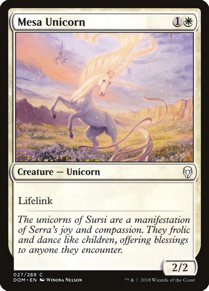 Mesa Unicorn [Dominaria] | Total Play