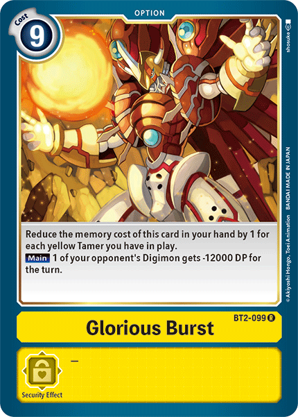Glorious Burst [BT2-099] [Release Special Booster Ver.1.5] | Total Play