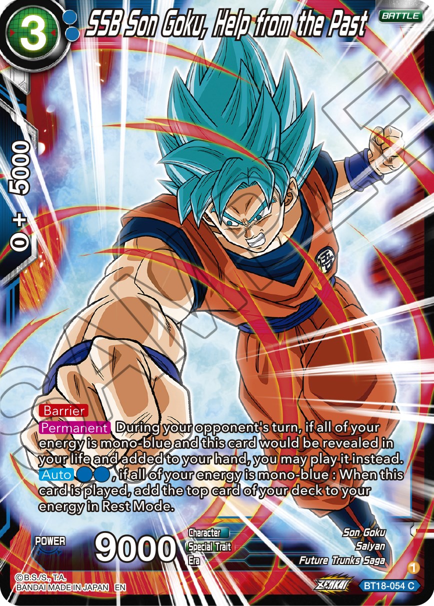 SSB Son Goku, Help from the Past (BT18-054) [Dawn of the Z-Legends] | Total Play