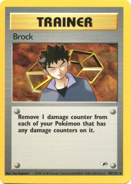 Brock (98/132) [Gym Heroes Unlimited] | Total Play