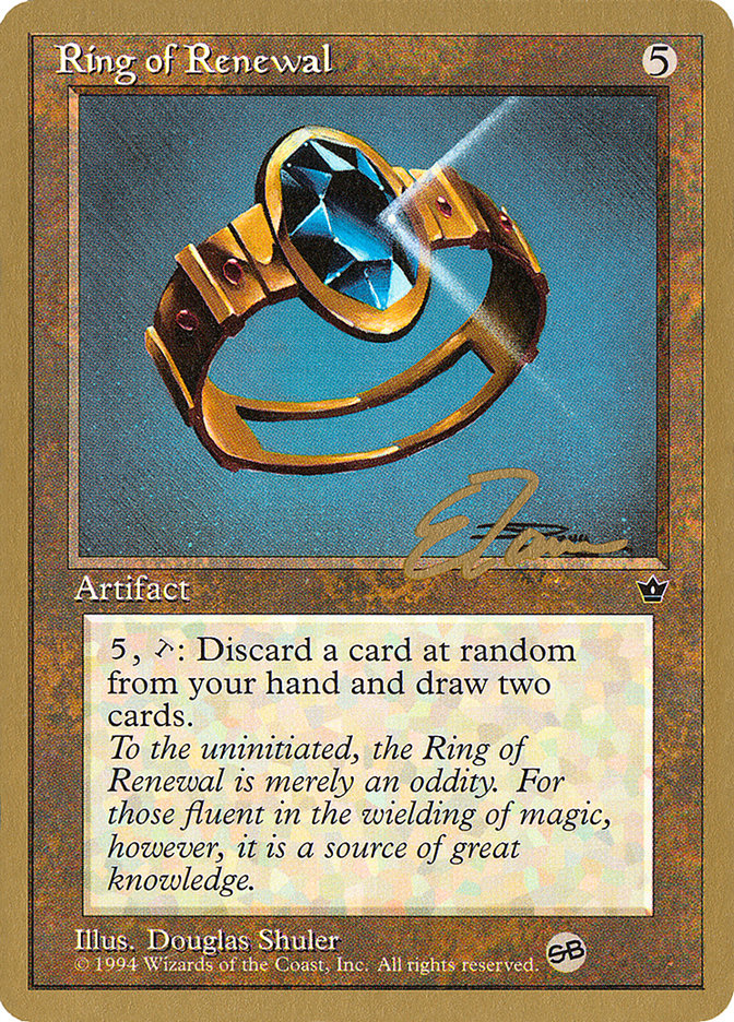 Ring of Renewal (Eric Tam) (SB) [Pro Tour Collector Set] | Total Play