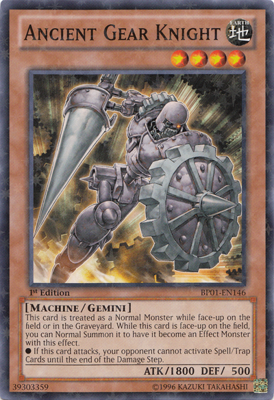 Ancient Gear Knight [BP01-EN146] Starfoil Rare | Total Play