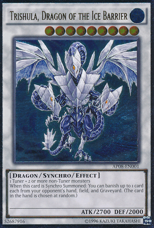 Trishula, Dragon of the Ice Barrier [AP08-EN001] Ultimate Rare | Total Play
