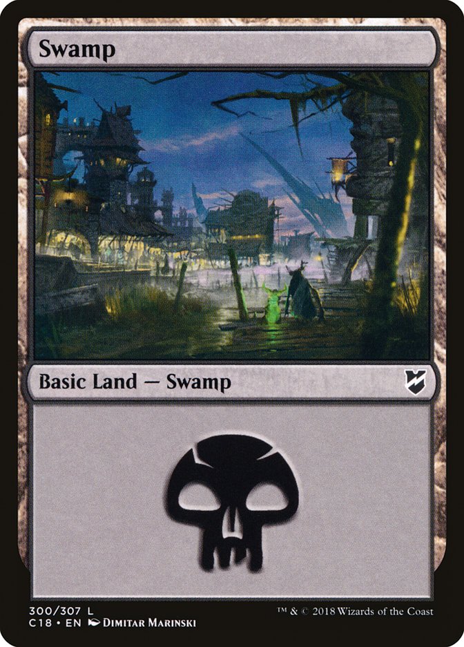 Swamp (300) [Commander 2018] | Total Play