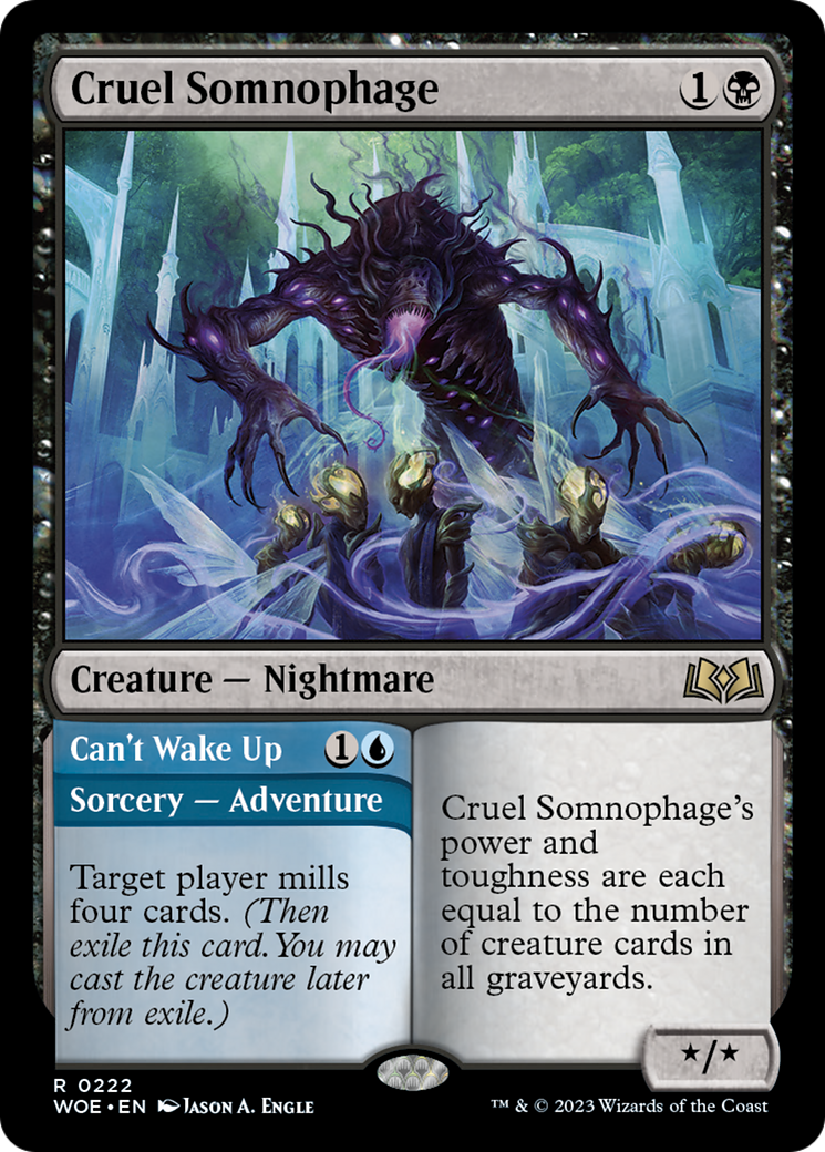 Cruel Somnophage // Can't Wake Up [Wilds of Eldraine] | Total Play
