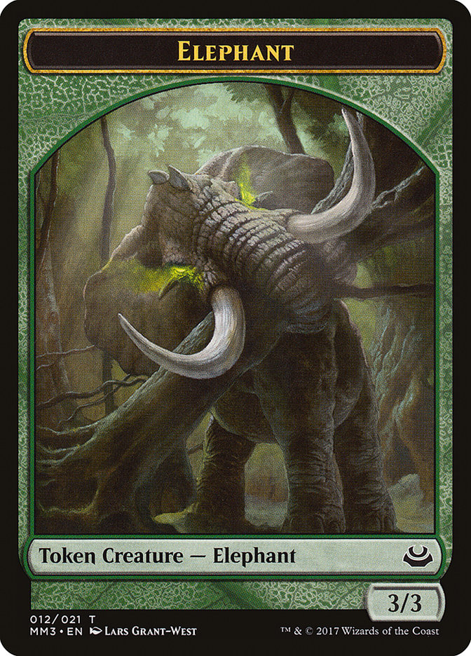 Elephant Token [Modern Masters 2017 Tokens] | Total Play