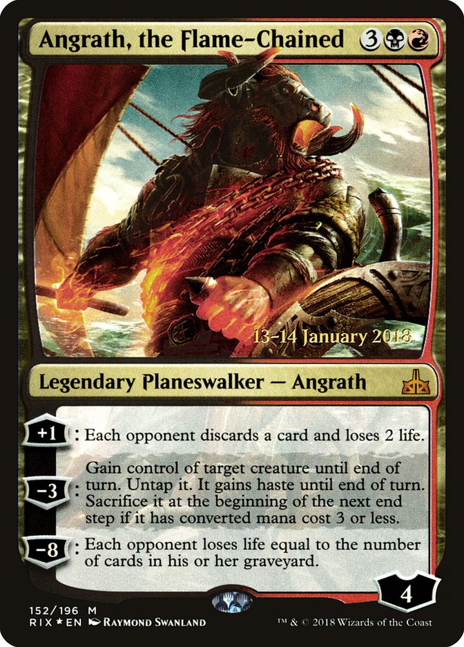 Angrath, the Flame-Chained [Rivals of Ixalan Prerelease Promos] | Total Play