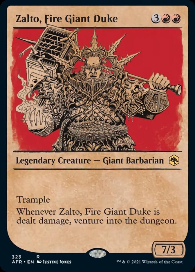 Zalto, Fire Giant Duke (Showcase) [Dungeons & Dragons: Adventures in the Forgotten Realms] | Total Play