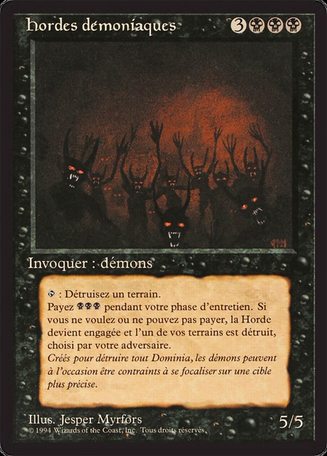 Demonic Hordes [Foreign Black Border] | Total Play