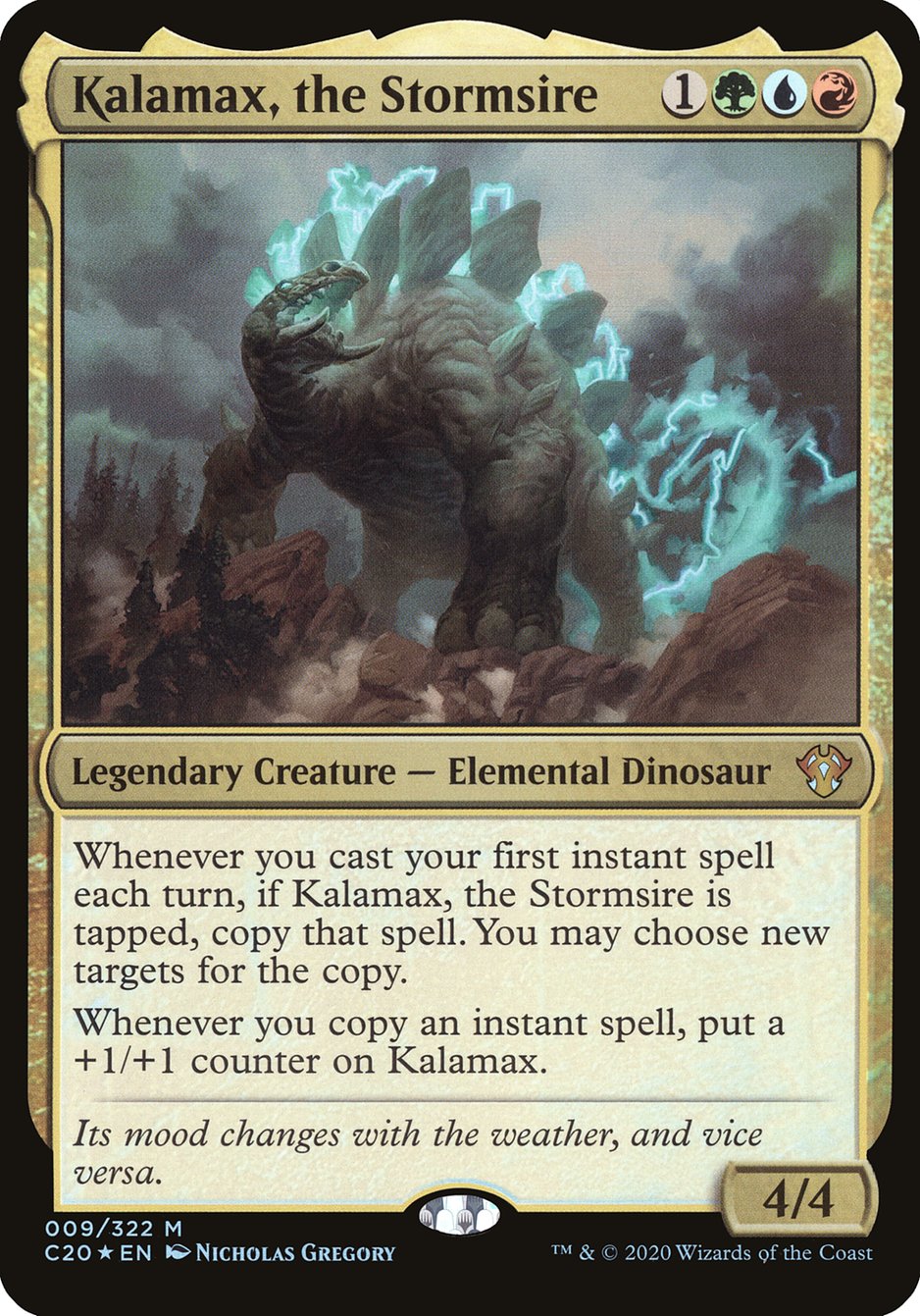 Kalamax, the Stormsire (Oversized) [Commander 2020 Oversized] | Total Play