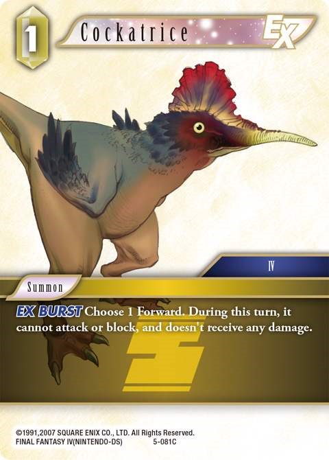 Cockatrice EX [Opus V] | Total Play