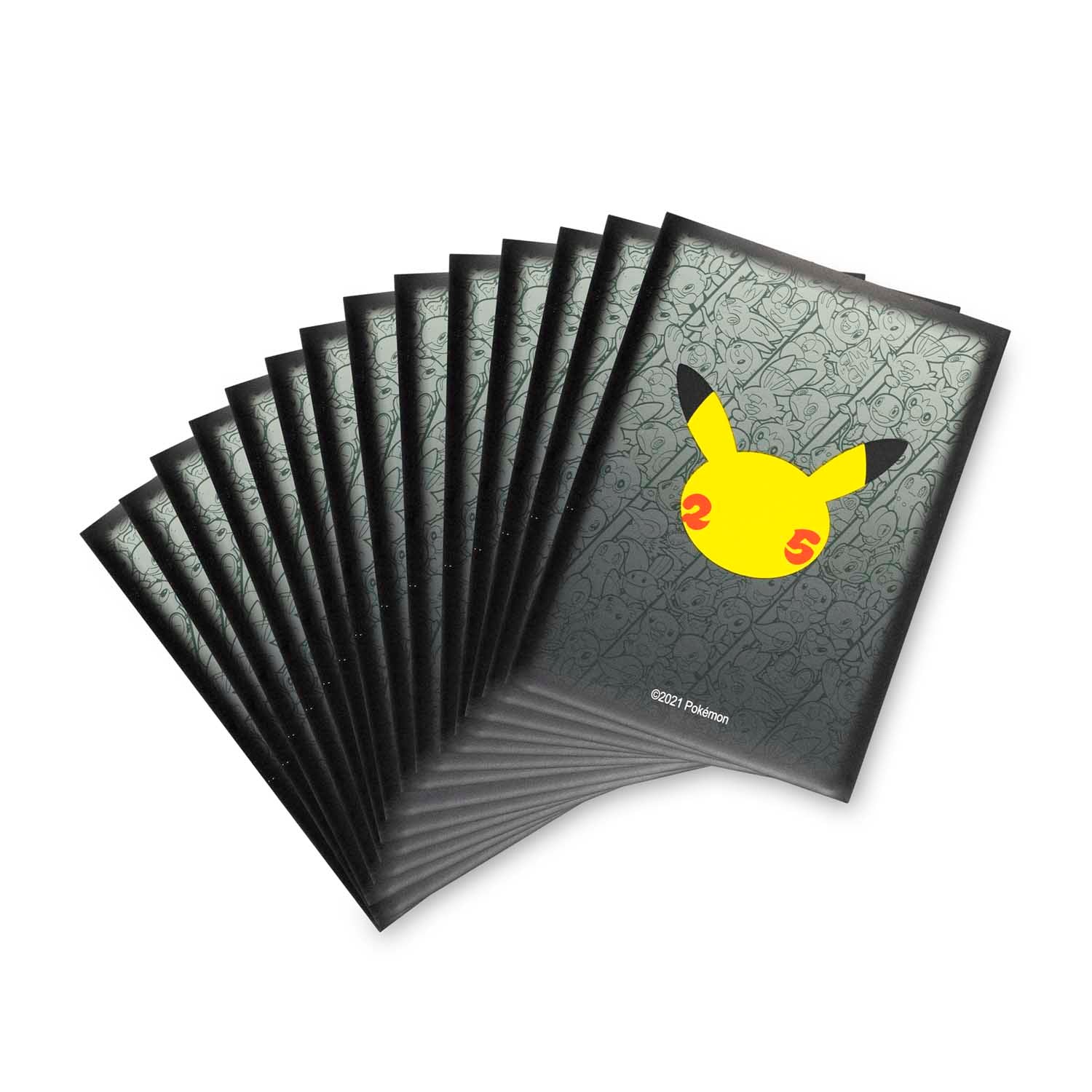 Celebrations: 25th Anniversary - Card Sleeves (Black) | Total Play