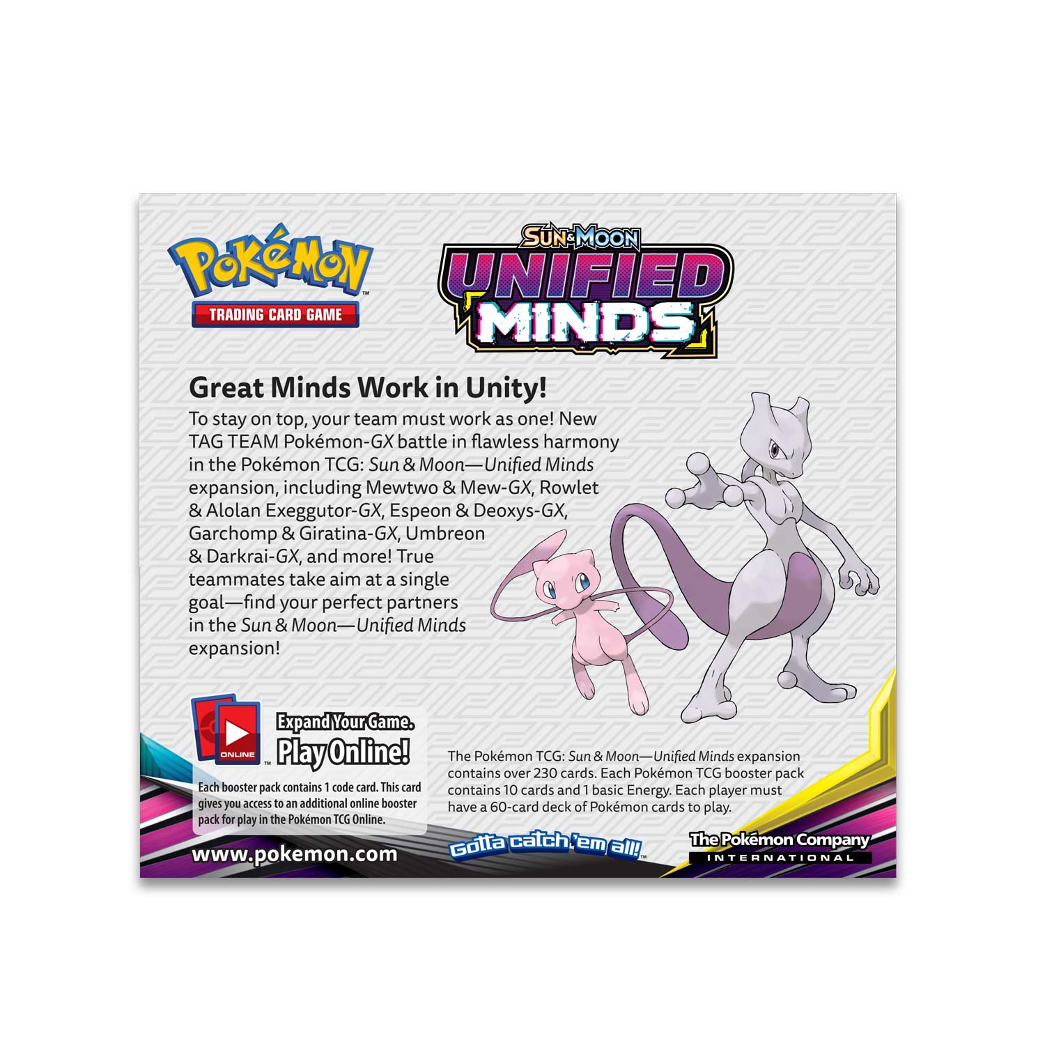 Sun & Moon: Unified Minds - Booster Box | Total Play