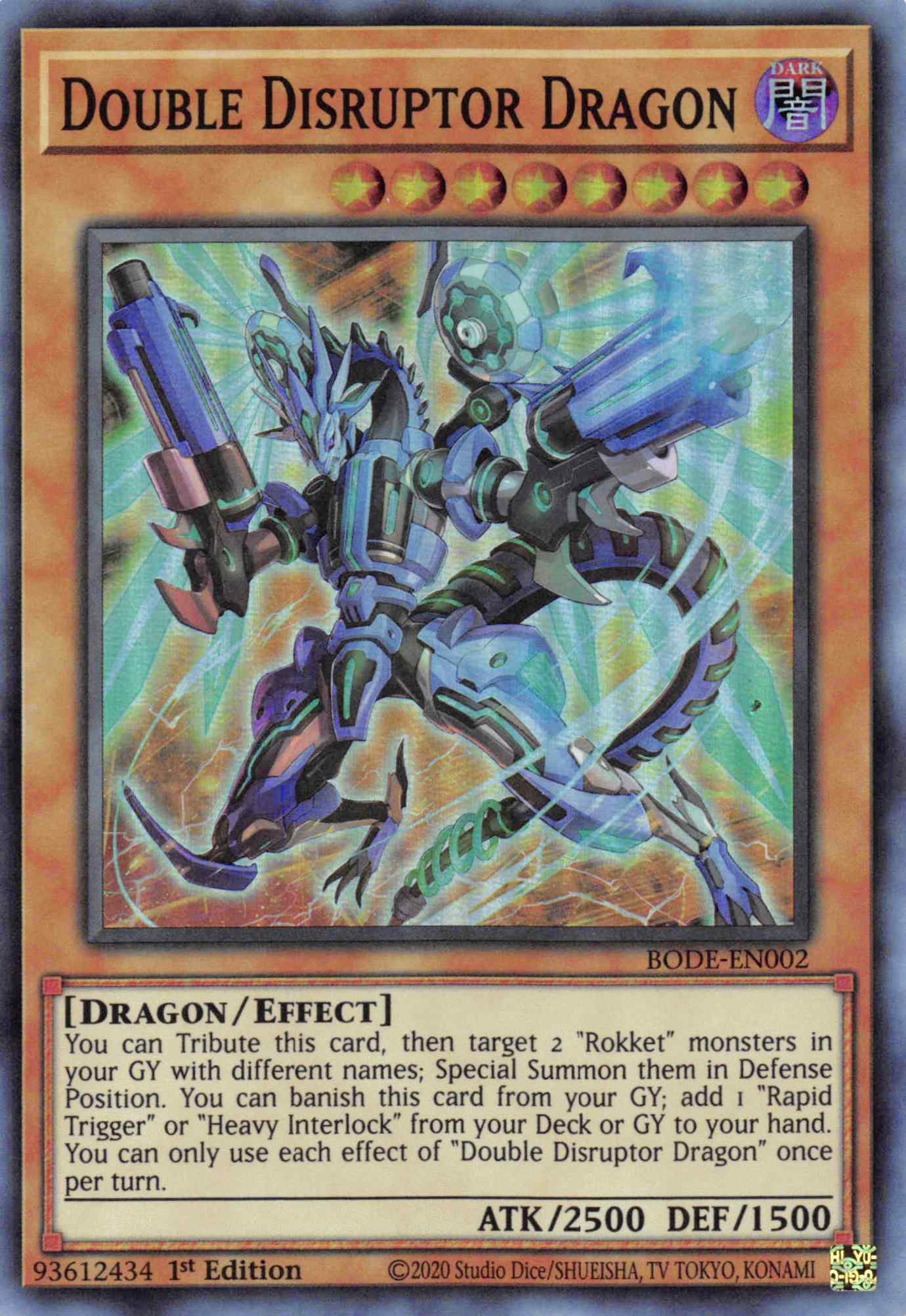 Double Disrupter Dragon [BODE-EN002] Super Rare | Total Play