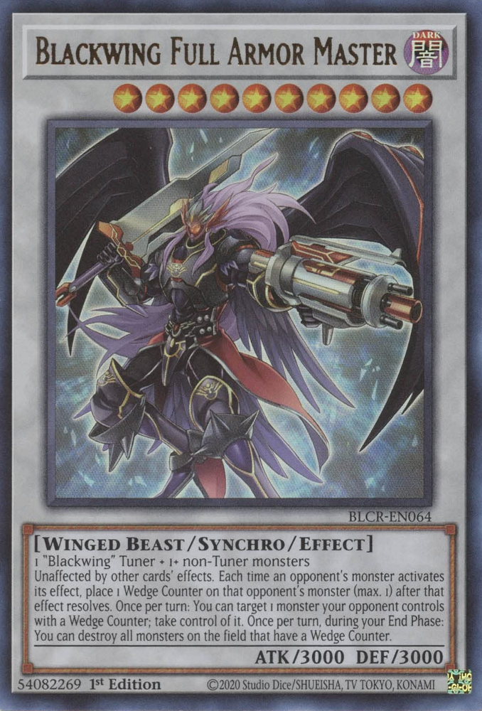 Blackwing Full Armor Master [BLCR-EN064] Ultra Rare | Total Play