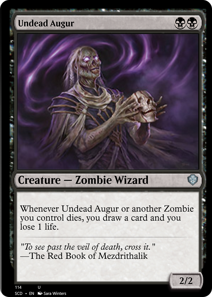 Undead Augur [Starter Commander Decks] | Total Play