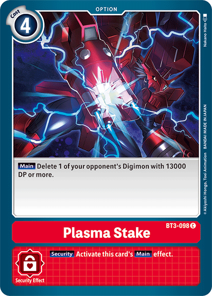 Plasma Stake [BT3-098] [Release Special Booster Ver.1.5] | Total Play