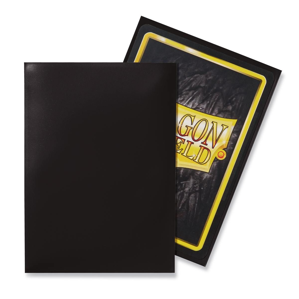 Dragon Shield: Standard 100ct Sleeves - Black (Classic) | Total Play
