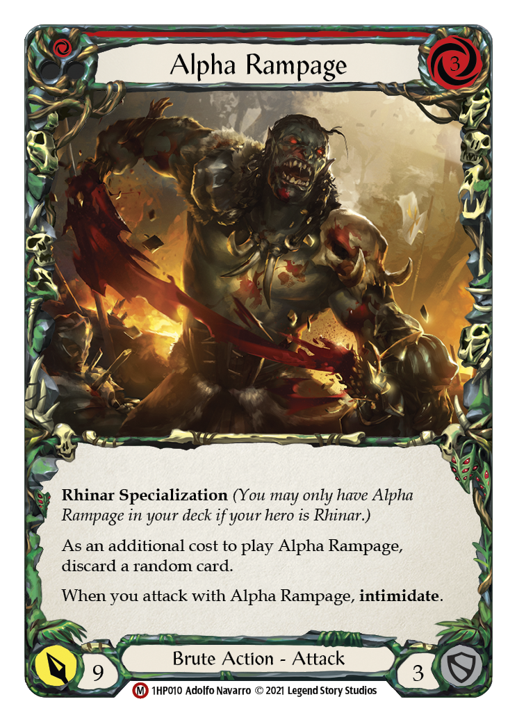 Alpha Rampage [1HP010] (History Pack 1) | Total Play