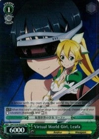 Virtual World Girl, Leafa (SAO/S26-E025S SR) [Sword Art Online Vol.2] | Total Play