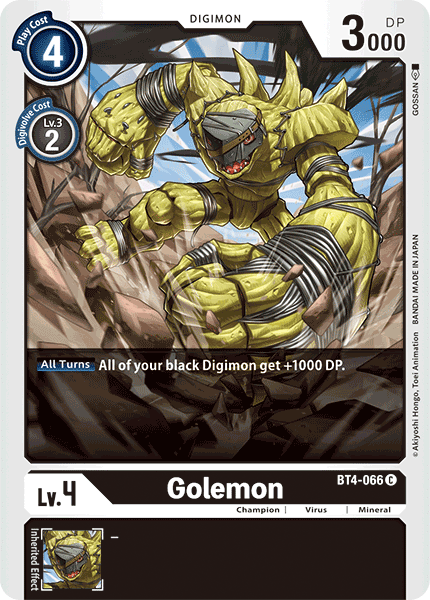 Golemon [BT4-066] [Great Legend] | Total Play