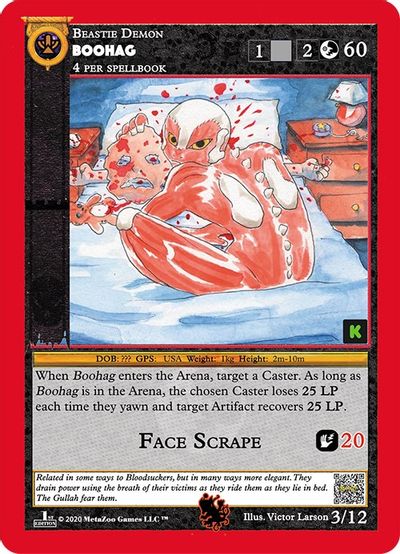 Boohag (Kickstarter Edition) [Hopkinsville Goblin King Starter Deck] | Total Play