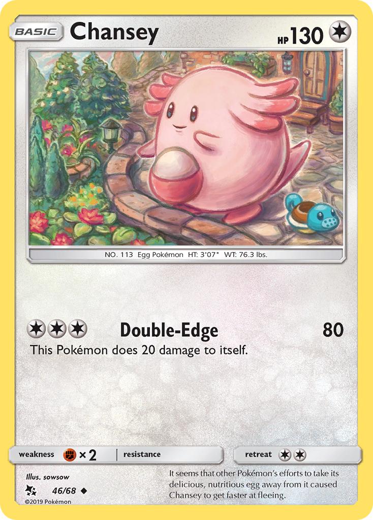 Chansey (46/68) [Sun & Moon: Hidden Fates] | Total Play