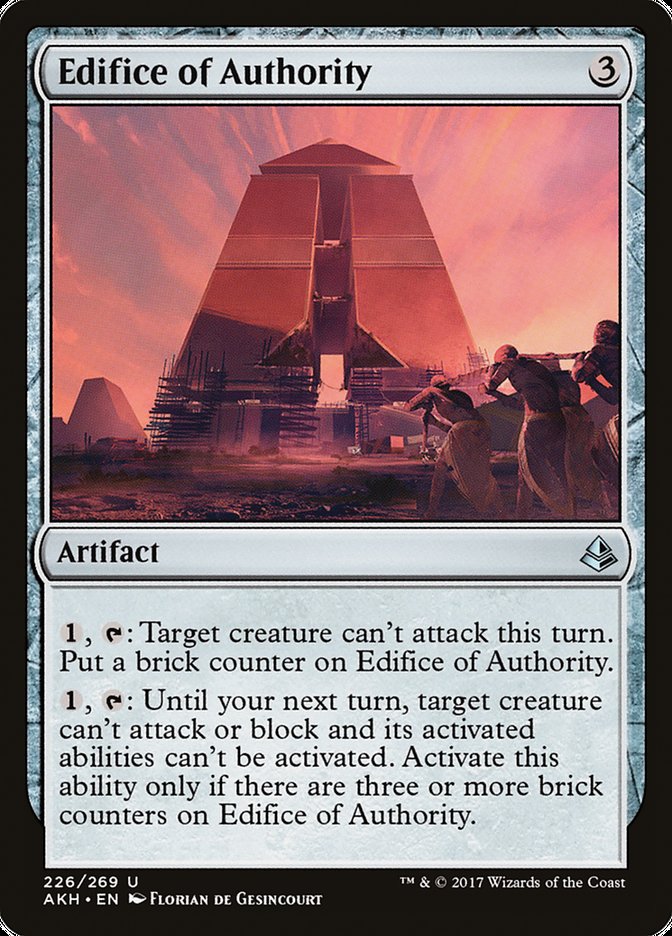 Edifice of Authority [Amonkhet] | Total Play