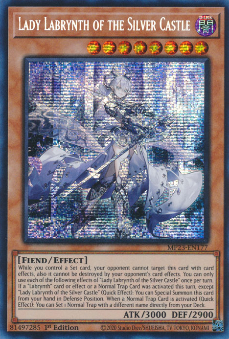 Lady Labrynth of the Silver Castle [MP23-EN177] Prismatic Secret Rare | Total Play