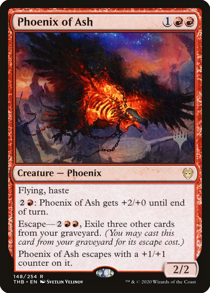 Phoenix of Ash (Promo Pack) [Theros Beyond Death Promos] | Total Play