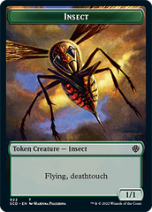 Insect // Cat Double-Sided Token [Starter Commander Decks] | Total Play