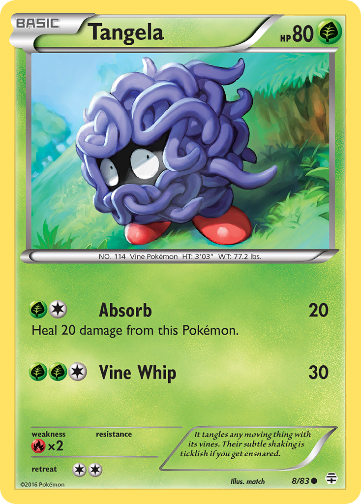 Tangela (8/83) [XY: Generations] | Total Play