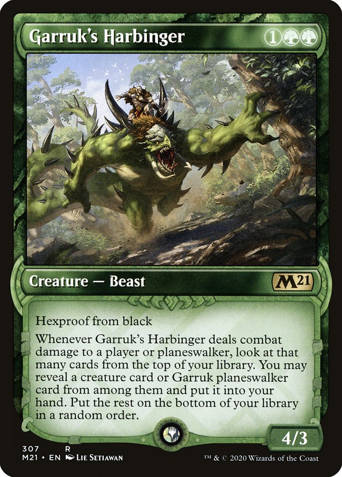 Garruk's Harbinger (Showcase) [Core Set 2021] | Total Play