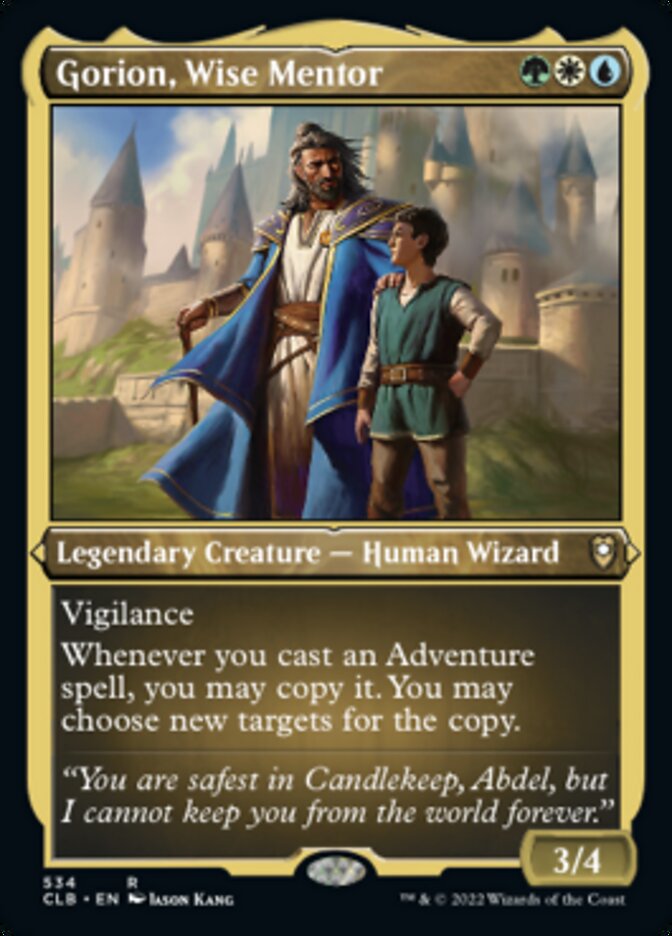 Gorion, Wise Mentor (Foil Etched) [Commander Legends: Battle for Baldur's Gate] | Total Play