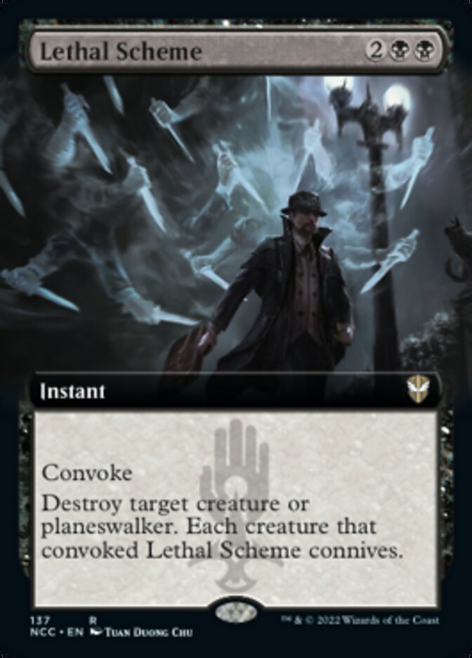 Lethal Scheme (Extended Art) [Streets of New Capenna Commander] | Total Play