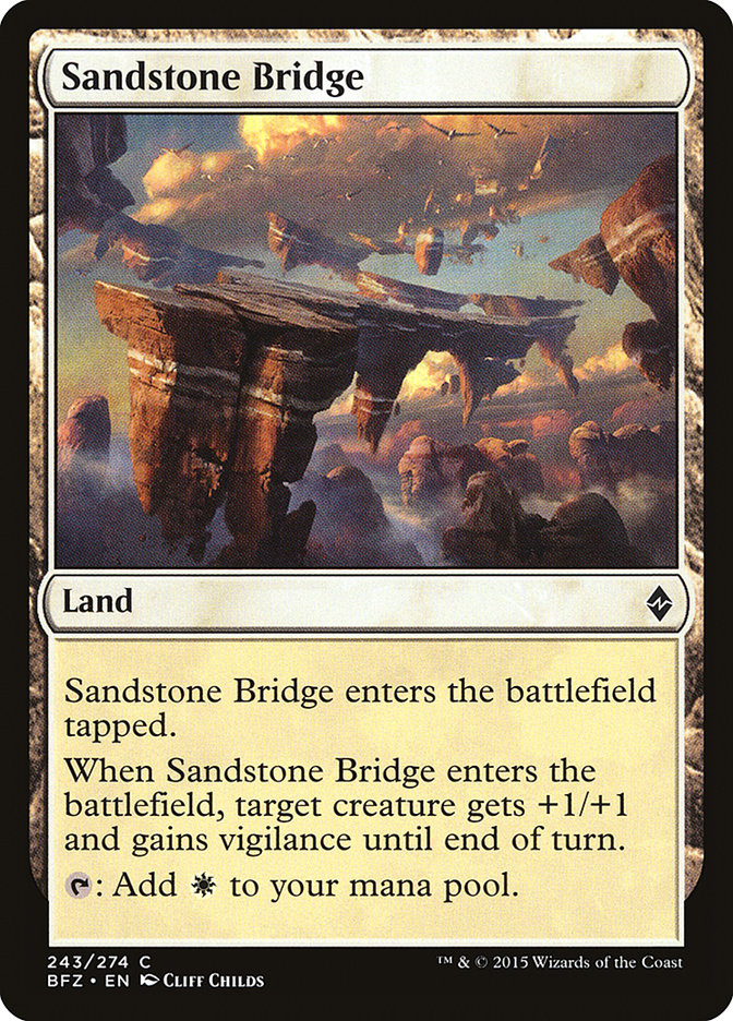Sandstone Bridge [Battle for Zendikar] | Total Play